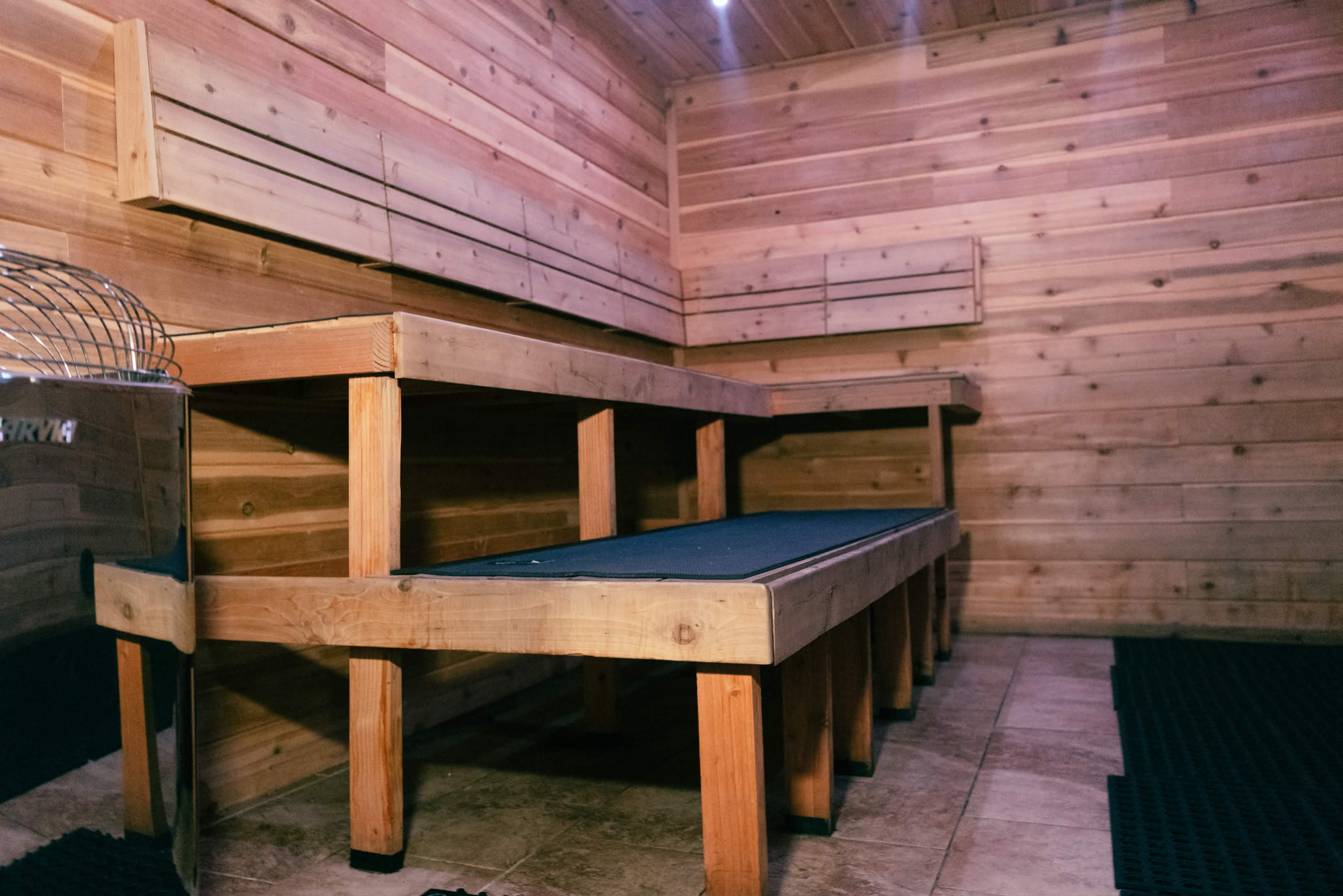 Inside the 10th Planet Covina sauna